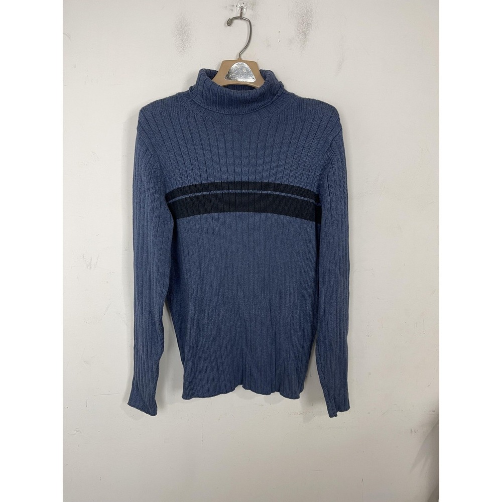 Vintage Old Navy Sweater Mens Medium Y2K Skater Grunge‎ Preppy School Turtleneck